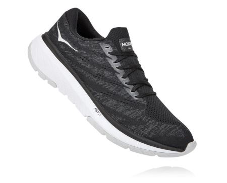 Hoka One One Cavu 3 - Tenis Caminhada Homem Pretas / Branco | PT-BSsdaUE